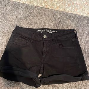 Black American eagle shorts